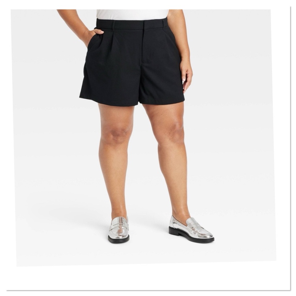 Women’s Mid Rise Trousers Shorts Ava & Viv